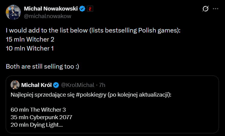 The Witcher 1 and 2 Sales Finally Disclosed by CD Projekt 12 image